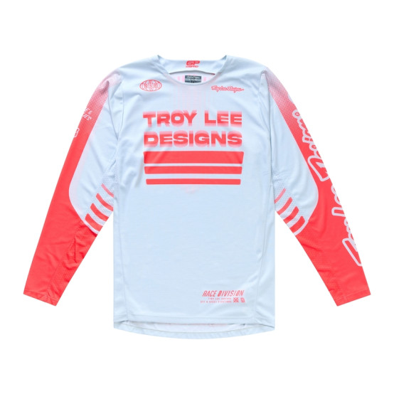 Camiseta TROY LEE DESIGNS GP Pro Segment - Vapor/Rojo neón