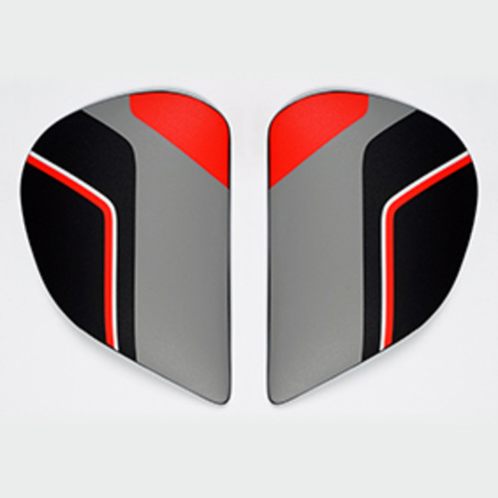 Cubiertas laterales ARAI (Sistema SuperAdSis J), SENSE Rojo (Modelos: AXCES-3)