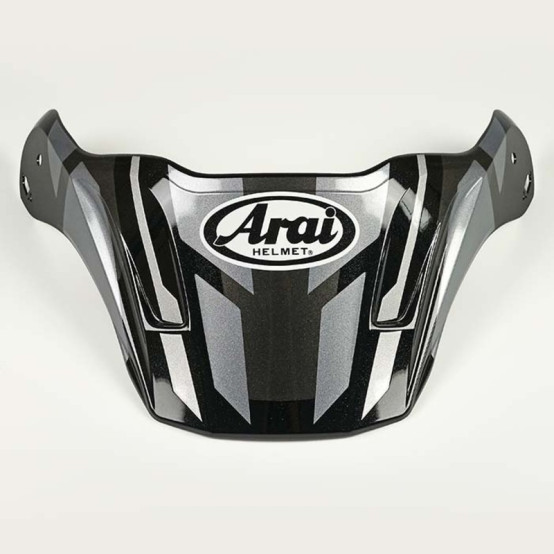 Visera ARAI (TOUR-X4), DEPART METALLIC Gris