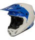 Casco FLY RACING Formula CP Slant - Gris / Azul