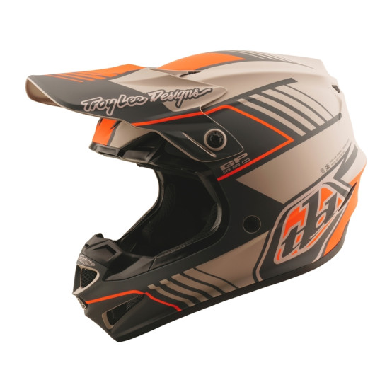 Casco TROY LEE DESIGNS GP Pro Segment - Taupe