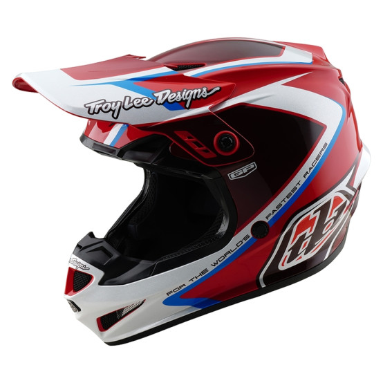 Casco infantil TROY LEE DESIGNS GP Shutter - Rojo/Blanco