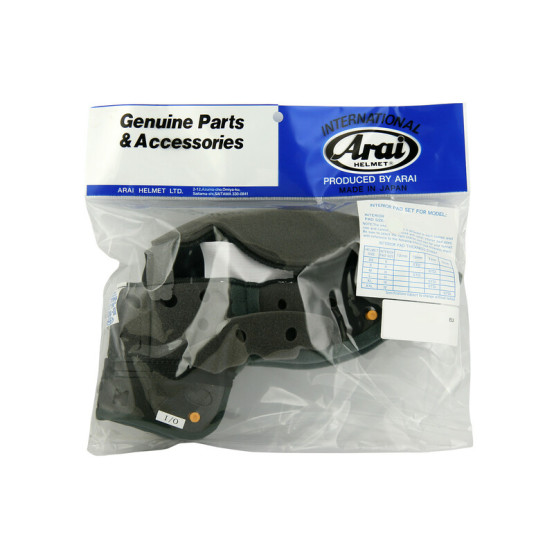 Interior casco ARAI (V/VI - XL/XXL), 7 mm. Gris (Modelos: REBEL/CHASER-V)
