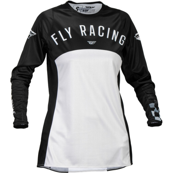 Camiseta mujer FLY RACING Lite - Negro / Gris Claro