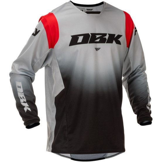 Camiseta FLY RACING Kinetic DBK Special Edition - gris/negro/rojo