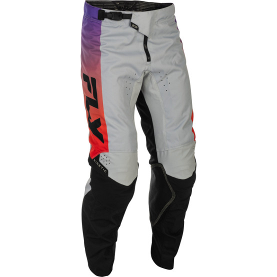 Pantalón FLY RACING Kinetic - gris/rojo/violeta/negro