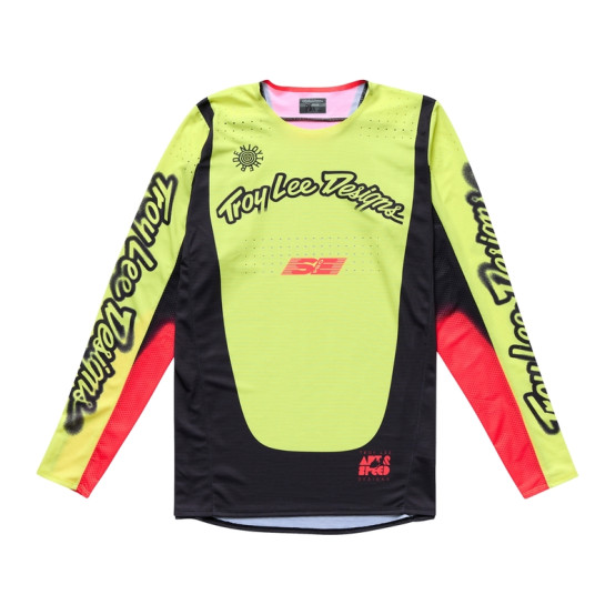 Camiseta TROY LEE DESIGNS SE Pro Roam - Amarillo neón