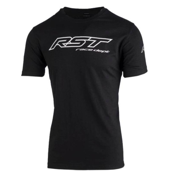 Camiseta Hombre RST Race Dept Logo - Negro