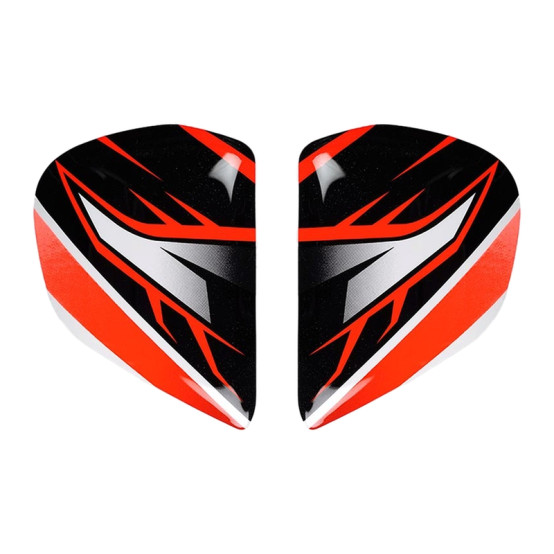 Cubiertas laterales ARAI Rojo (Compatible sistema VAS-V)