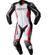 Mono de piel RST V4.1 Evo Kangaroo Airbag CE hombre - Bianco/Rojo/Negro