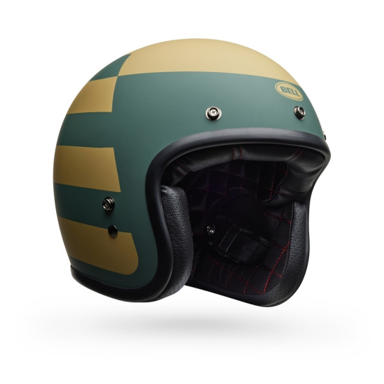 Casco BELL Custom 500 - Parlor Matte Emerald/Gold