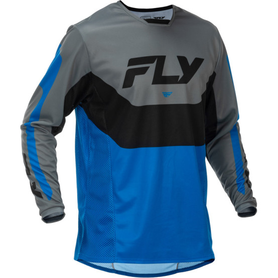 Camiseta FLY RACING Kinetic - azul/gris/negro