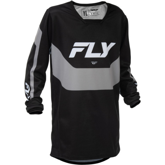 Camiseta infantil FLY RACING Kinetic - negro/gris