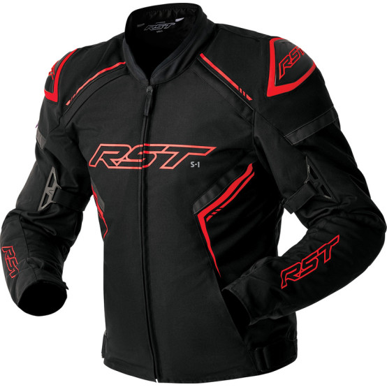 RST S1 D3O Textile Jacket - Black/Red