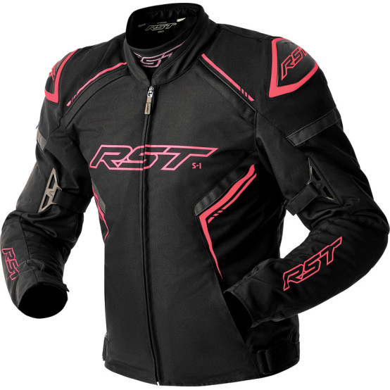 RST S1 D3O Textile Ladies Jacket - Black