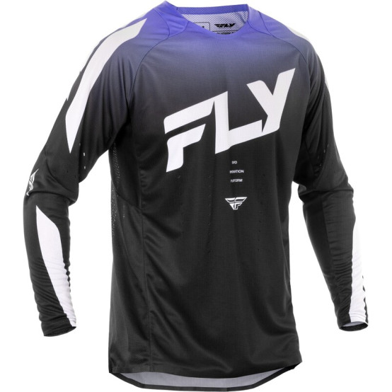 Camiseta FLY RACING Evolution DST - Negro / Blanco / Morado