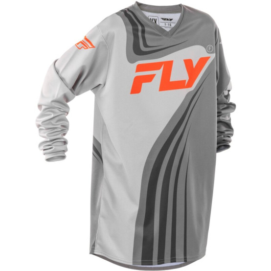 Camiseta infantil FLY RACING F-16 - Gris / Naranja