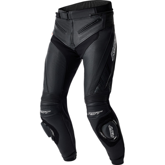 Pantalón de piel RST Tractech Evo D30 - negro/blanco