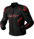 Chaqueta textil RST S1 D3O - negro/rojo