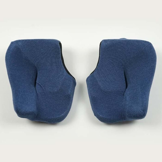 Carrilleras ARAI, 15 mm. Azul