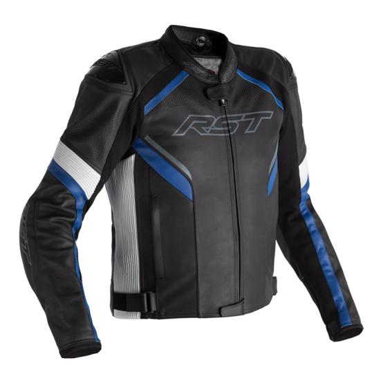 Chaqueta de Piel (Hombre) RST SABRE CE Azul, Talla EU56/XL