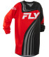 Camiseta infantil FLY RACING F-16 - Negro / Rojo / Blanco