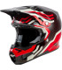 Casco FLY RACING Formula S Carbon Byte - Red Carbon/gris