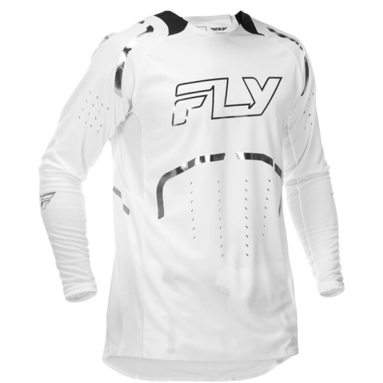 Camiseta FLY RACING Evolution DST Flash LE - blanco/plateado