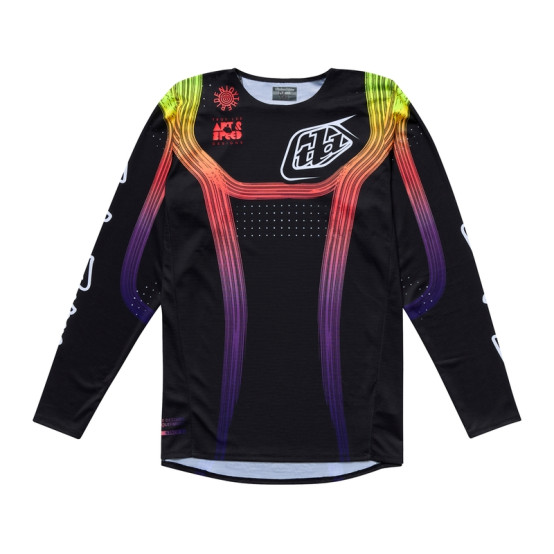 Camiseta TROY LEE DESIGNS SE Pro Stripes - Black/multi