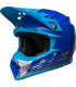 Casco BELL MOTO-9 MIPS LOUVER Gris/Azul, 60-61 / Talla XL