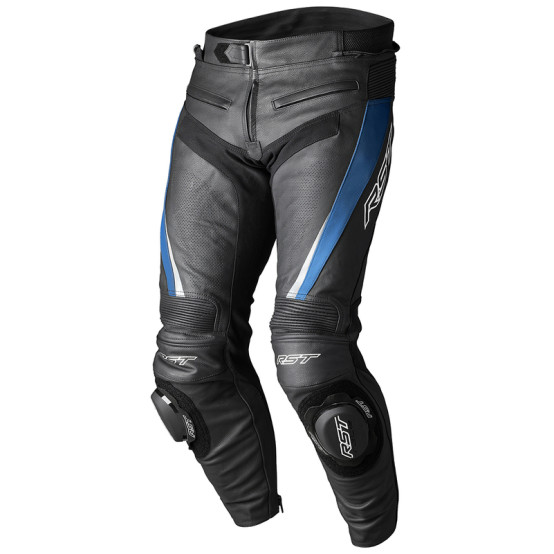 Pantalón de cuero RST TracTech Evo 5 CE hombre - Blanco / Negro / Blanco