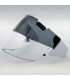 Kit ARAI Pro Shade VAS-Z (Pantalla Transparente+Visor solar), Blanco Brillante
