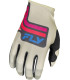 Guantes FLY RACING Lite S.E. Vice - Gris claro / Rosa / Coral