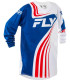 Camiseta infantil FLY RACING F-16 - Rojo / Blanco / Azul