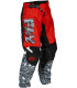 Pantalón infantil FLY RACING Kinetic Mutant - rojo/blanco/negro