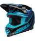Casco BELL Moto-9S Flex - Sprite Gloss Black/Blue