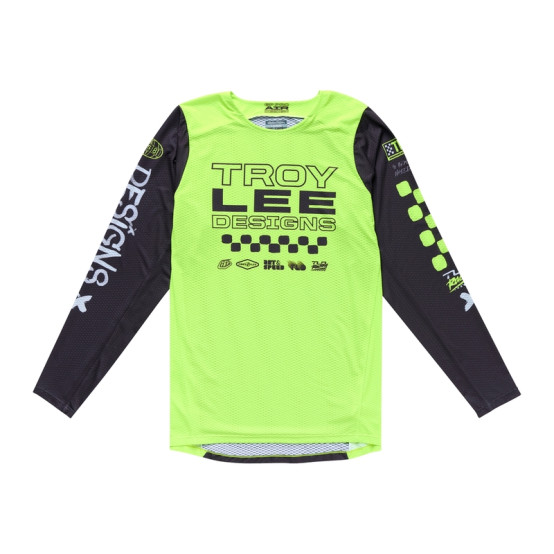 Camiseta TROY LEE DESIGNS GP Pro Air Standard - Amarillo neón/Negro