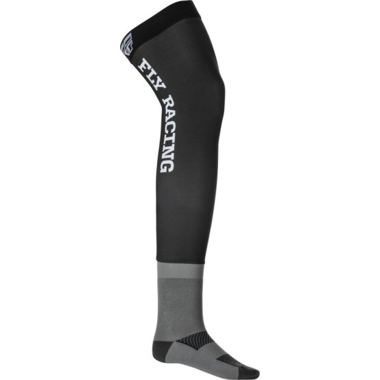 Calcetines para rodilleras FLY RACING Knee Brace - Negro / Gris / Blanco
