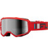 Gafas FLY RACING Zone - Rojo / Antracita - Lente Silver Mirror / Ahumado