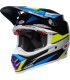 Casco BELL Moto-9S Flex - Pro Circuit 24 Gloss Black/Blue