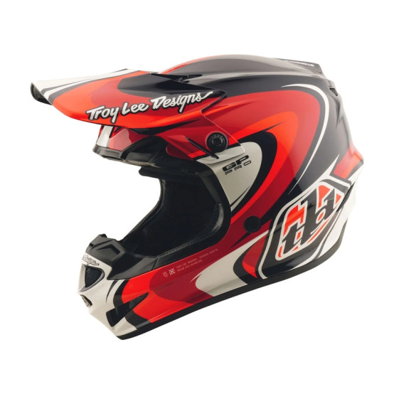 Casco infantil TROY LEE DESIGNS GP Pro Crossover - Negro/Rojo