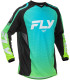 Camiseta FLY RACING F-16 - Aqua/negro/blanco