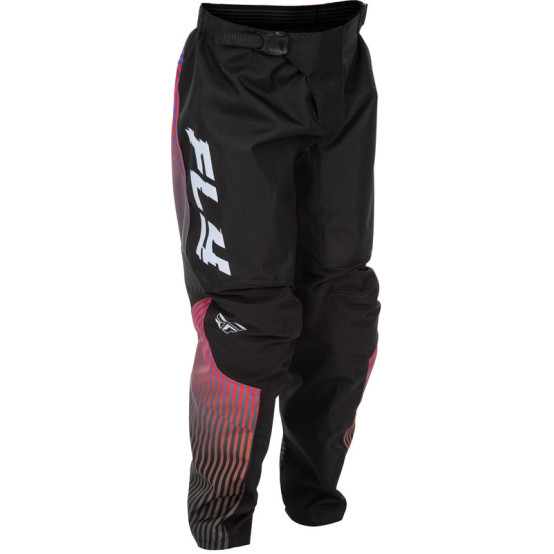 Pantalón infantil FLY RACING F-16 - negro/rojo/violeta