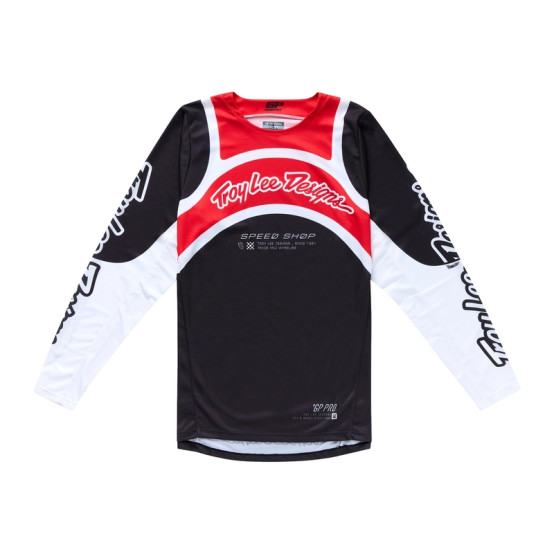 Camiseta TROY LEE DESIGNS GP Pro Swerve - Negro/Rojo