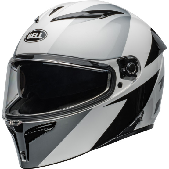 Casco BELL Lithium - Shear Gloss Silver/White
