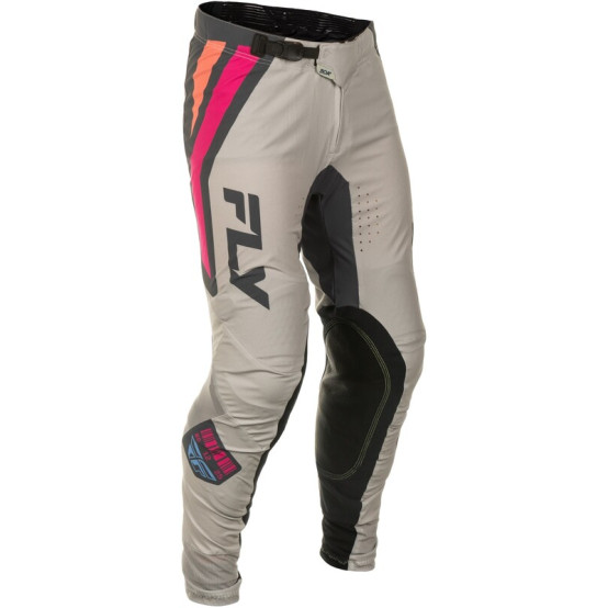 Pantalón FLY RACING Lite S.E. Vice - Gris claro / Rosa / Coral