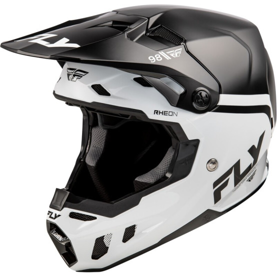 Casco FLY RACING Formula CC Objective - Negro / Blanco