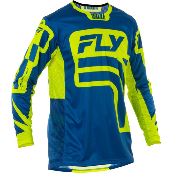 Camiseta FLY RACING Lite L.E. Lancer - Navy / Hi-Vis