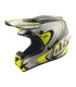 Casco TROY LEE DESIGNS GP Pro Crossover - Gris/Amarillo