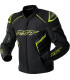 Chaqueta textil RST S1 D3O - negro/amarillo neón